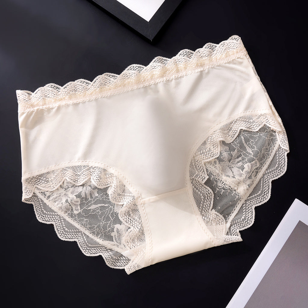 MemoSkin men's lightweight lace briefs in nude apricot, featuring invisible-feel breathable lace fabric, high-stretch waistband, and contoured 3D pouch fit for smooth comfort.