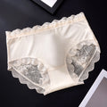 MemoSkin men's lightweight lace briefs in nude apricot, featuring invisible-feel breathable lace fabric, high-stretch waistband, and contoured 3D pouch fit for smooth comfort.