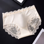 MemoSkin men's lightweight lace briefs in nude apricot, featuring invisible-feel breathable lace fabric, high-stretch waistband, and contoured 3D pouch fit for smooth comfort.